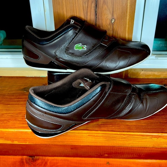 Lacoste Sport shoes for men brown color size 11.5”. Inches - Picture 4 of 12
